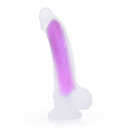 Utimi 8.3 Inch Liquid Silicone Dildo Dong with Suction Cup and Balls