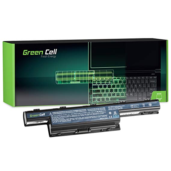Green Cell® Extended Series AS10D31 AS10D3E AS10D41 AS10D51 AS10D61 AS10D71 AS10D73 AS10D75 AS10D81 Battery for Acer/eMachines/Packard Bell (9 Cells 6600mAh 10.8V Black)