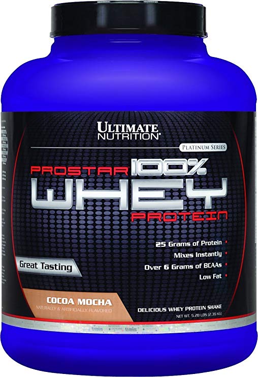 Ultimate Nutrition Prostar 100% Whey Protein 5 lbs-Cocoa Mocha