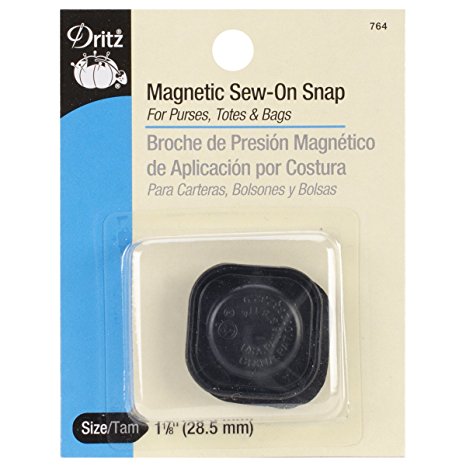 Dritz Magnetic Snaps-Square Sew-In