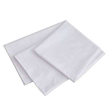 MoMA Premium Body Pillow Cover (100 Percent Cotton, 800 Thread Count) - XL High Thread Count Body Pillowcase - Luxury 21 x 54 Body Pillow Case - White Long Body Pillow Cover - Long Pillow Case