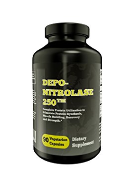 Best Muscle Building Depo-Nitrolase 250 mg weight gaining supplements - Highly Effective - Designed to offer drastic and rapid results - PURE Muscle with ONLY 1 Bottle - Each bottle contains 90 capsules – BURN FAT and BUILD MUSCLE - Authentic Product!