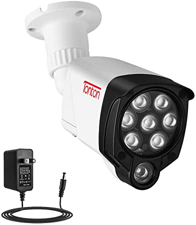 Tonton LED IR Illuminator Wide Angle 8-LEDs 90 Degree 100Ft IR Infrared Flood Light for CCTV Security Cameras, IP Camera, Bullet Camera, Dome Camera, Suitable for Outdoor and Indoor Use (White)
