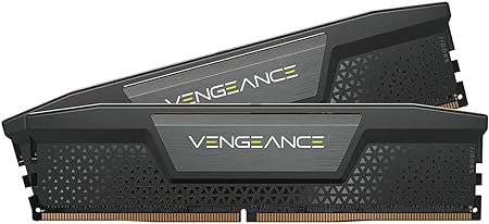 CORSAIR VENGEANCE DDR5 RAM 16GB (2x8GB) 5200MHz CL40 Intel XMP iCUE Compatible Computer Memory - Black (CMK16GX5M2B5200C40)