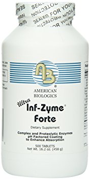 American Biologics Inf-Zyme Tablets, 500 Count