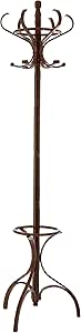 Premier Housewares 12 Hook Coat Stands Wooden Coat Stand Coat Hooks Coat Hangers Coat Rack Stand Coat Stands For Hallway In Walnut Wooden 184 x 48 x 48