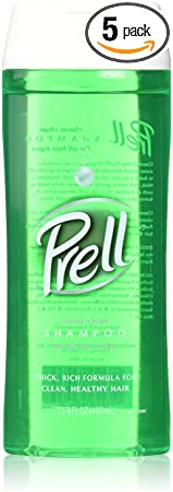 Prell Shampoo, Classic Clean 13.5 Fluid Ounce, 5 Count.