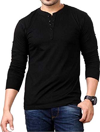Style Shell Men's Cotton Long Sleeve Top (Vnk)
