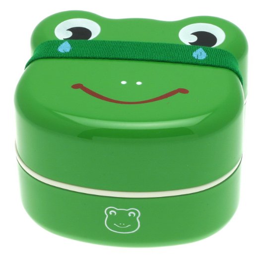 Kotobuki 2-Tiered Bento Box, Frog Face