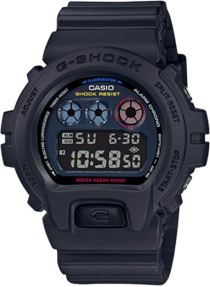 Men's Casio G-Shock Multi-Color Resin Watch DW6900BMC-1