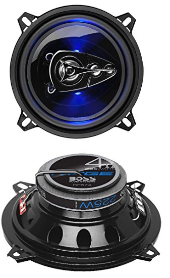 BOSS Audio BE524 225 Watt (Per Pair), 5.25 Inch, Full Range, 4 Way Car Speakers (Sold in Pairs)