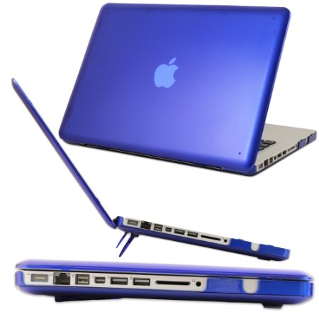 iPearl mCover Hard Shell Case with FREE keyboard cover for Model A1278 13-inch Regular display Aluminum Unibody MacBook Pro - BLUE