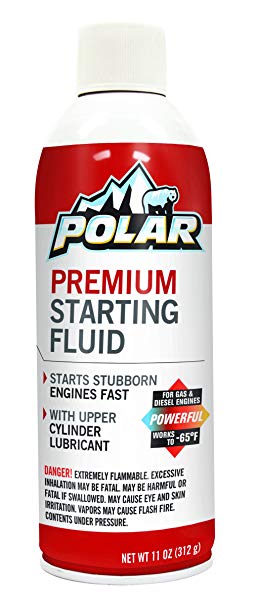 Polar 82-12PK Premium Starting Fluid - 11 oz, (Pack of 12)