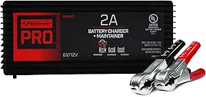 Schumacher Electric Pro 3-in-1 Battery Charger, Maintainer, and Desulfator, SPR1627 Fully Automatic - 2 Amp, 6 Volt and 12 Volt - for Motorcycle, Power Sport, Car, and Marine Batteries