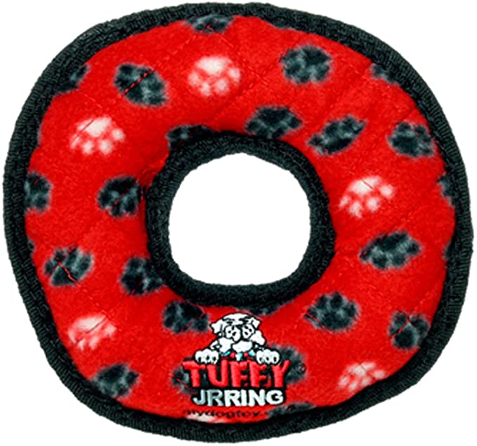 TUFFY - World's Tuffest Soft Dog Toy - Ultimate Ring -Squeakers - Multiple Layers. Made Durable, Strong & Tough. Interactive Play(Tug, Toss & Fetch). Machine Washable & Floats