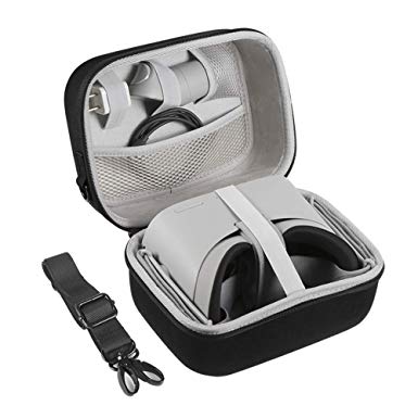 JSVER Hard VR Case Carry Bag for Oculus Go Virtual Realit Headset and Controllers Accessories Protective Storage Box