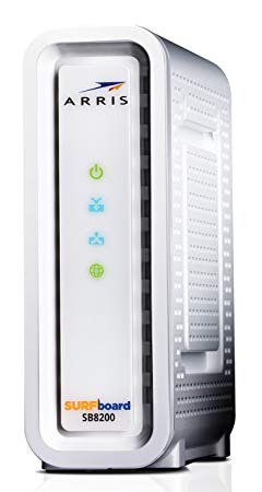 Next-Generation Arris Surfboard SB8200 DOCSIS 3.1 32x8 Cable Modem - Frustration Free Packaging- White