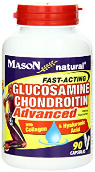 Mason Natural, Glucosamine Chondroitin, 90 Capsules, Dietary Supplement Supports Joint, Bone, and Cartilage Health, Promotes Flexibility and Helps Provide Pain Relief for Stiff Joints
