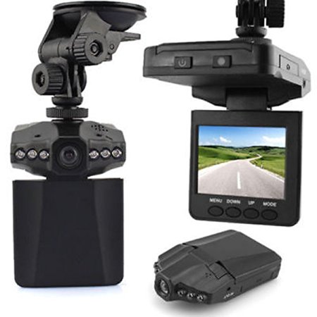 KLAREN New 2.5" Full HD 1080P Car DVR Vehicle Camera Video Recorder Dash Cam IR Day and Night Vision with 6 LEDs 270 Degrees Screen Whirl 120 Degrees View Angle