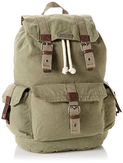 Roxy Juniors Ramble Backpack, Recruit Olive, One Size