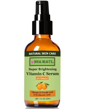 1 Top Rated The Best Organic Vitamin C Serum 20 for Face by Joyal Beauty With Hyaluronic Acid 11Ferulic AcidVitamin EWitch Hazel Best For Anti-agingRepair Sun DamageSkin FirmingEven-Toned