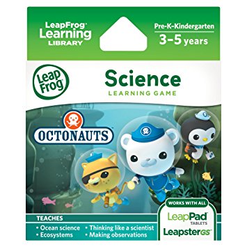 LeapFrog Science Learning Game Disney Octonauts for LeapPad Platinum, LeapPad Ultra, LeapPad1, LeapPad2, LeapPad3, Leapster Explorer, LeapsterGS Explorer