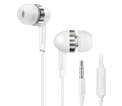 G-Cord Noise Cancellation Wired Earbud Headphones Microphone for all 3.5mm Audio Jack Devices