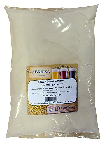 HomeBrewStuff Briess CBW Dry Malt Extract (DME) for Home Beer Brewing (Bavarian Wheat, 3 Pound)