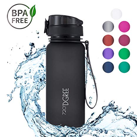720°DGREE Water Bottle uberBottle - 650ml | Leak Proof Bottles | Kids, School, Sports, Bike | With Fruit Filter | BPA Free Tritan