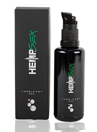 NEW - Intimate Lubricant Gel Lube - 100 Natural With Hemp Seed Extract - 50 ml