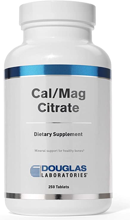 Douglas Laboratories - Cal/Mag Citrate - Bioavailable Calcium and Magnesium to Support Bone Health - 250 Capsules