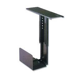 Ziotek Under Desk Sliding And Rotating Standard CPU Holder Computer Mount, CS-11, Fits Up To 9 1/4 Inch x 21 Inch Cases