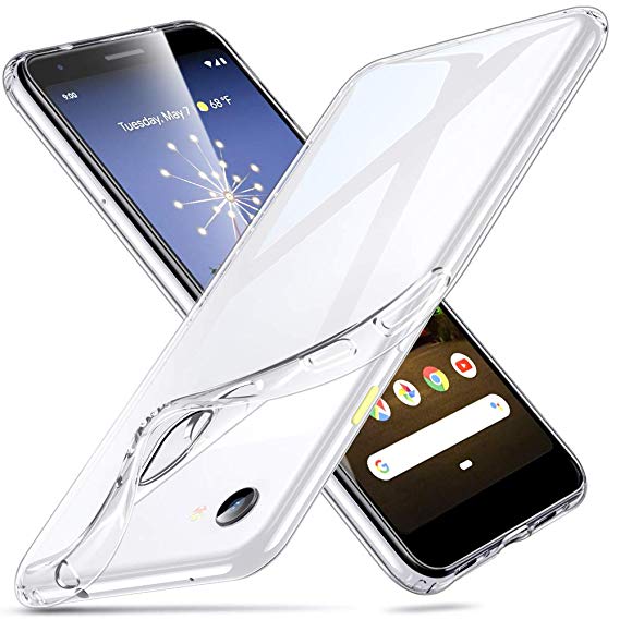 ESR Essential Zero Slim Clear Soft TPU Case, Compatible with The Google Pixel 3a, Soft & Flexible Silicone Case, Jelly Clear