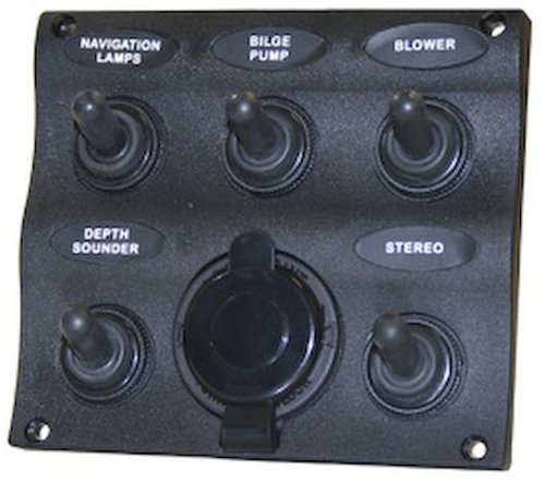 SeaSense Marine 5 Way Switch Panel