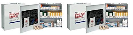 First Aid Only 100 Person 3 Shelf First Aid Steel Cabinet (2)