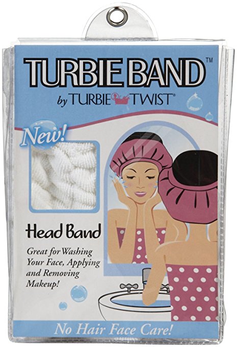 Turbie Twist Turbie Band, White