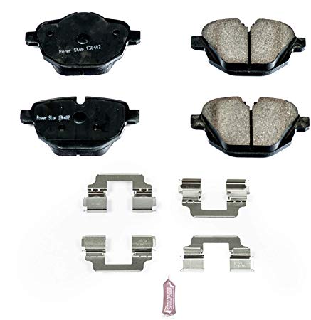 Power Stop 17-1473, Z17 Rear Ceramic Brake Pads with Hardware