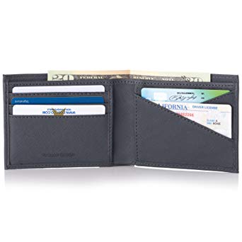 Alpine Swiss Double Diamond Men’s RFID Slimfold