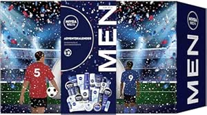 NIVEA MEN Adventskalender 2024 mit 24 Türchen voller verwöhnender Überraschungen, Weihnachtskalender mit Pflegeprodukten, Pflegeset für die Adventszeit mit NIVEA MEN, NIVEA und Labello Produkten