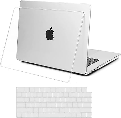 MOSISO Compatible with MacBook Air 15 inch Case 2023 Release A2941 M2 Chip with Liquid Retina Display & Touch ID, Protective Plastic Hard Shell Case & Keyboard Cover Skin, Crystal Clear