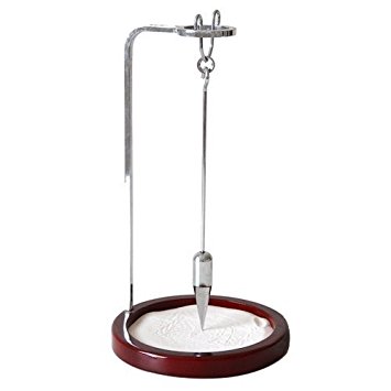 Pit and Sand Pendulum in Rich Cherry Finish - 12 inch Tall