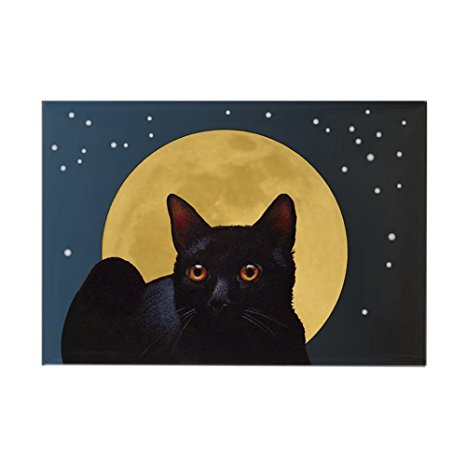 CafePress - Halloween Cat Rectangle Magnet - Rectangle Magnet, 2"x3" Refrigerator Magnet