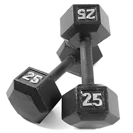 CAP Barbell Cast Iron Hex Dumbbell