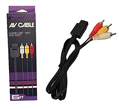 KMD AV Cable-Giftbox Package-Black, GameCube