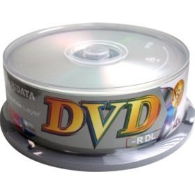 Ridata 50 Ritek Dual Layer 8.5GB 4X DVD-R DL (Logo on Top)