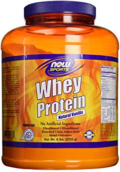 NOW Foods - Whey Protein Vanilla - 6 lbs.