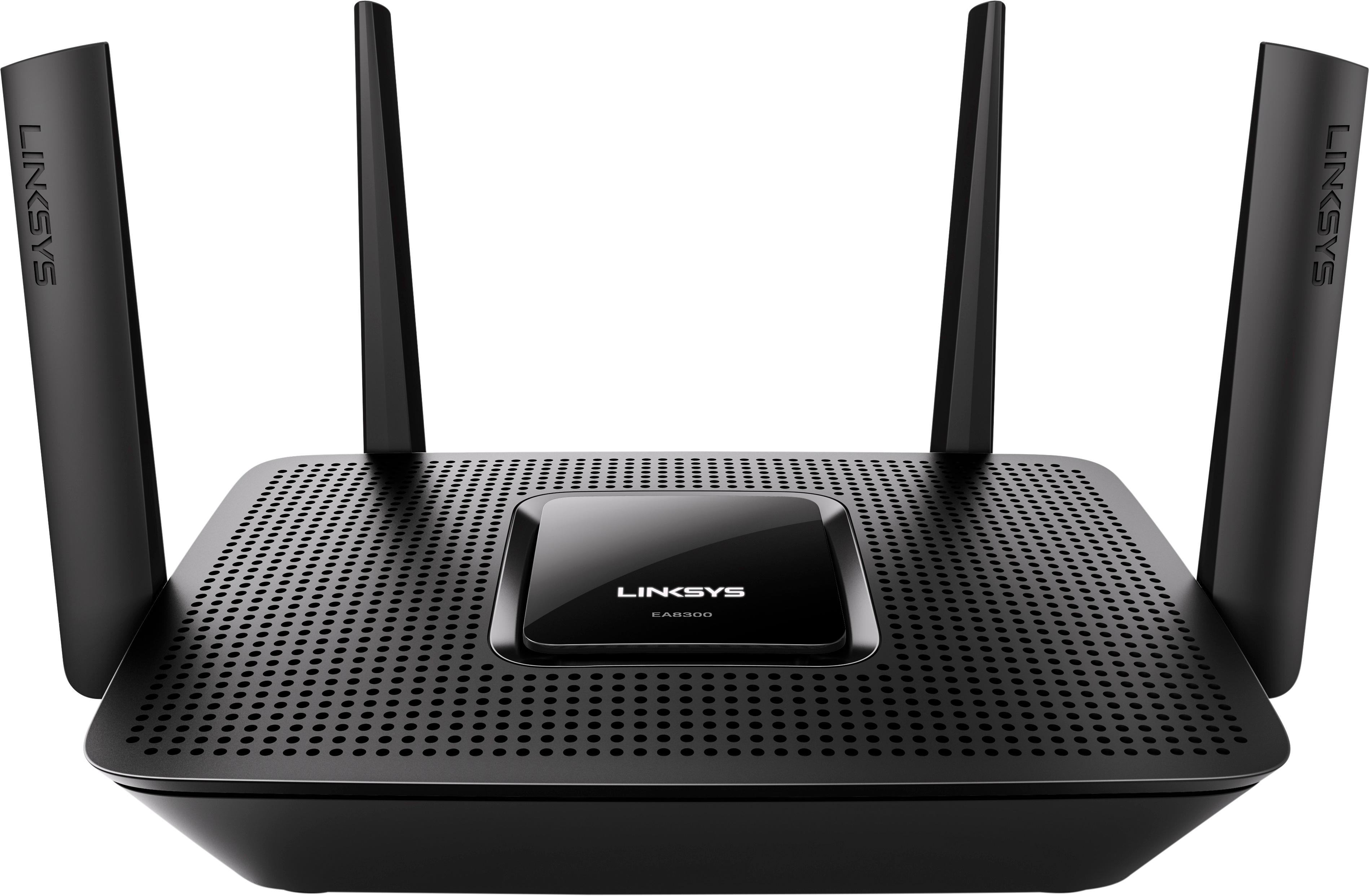 Linksys - Max-Stream™ AC2200 Tri-Band Wi-Fi Router - Black