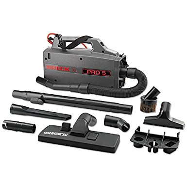 Oreck BB900-DGR ORKBB900DGR Commercial XL Pro 5 Canister Vacuum, 120 V, 5 1/4" x 8" x 13 1/2", Gray