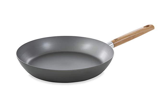BK B1310.728 Nature Steel Frying Pan, 11in, Gray
