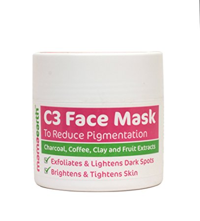 Mamaearth Charcoal, Coffee & Clay Face Mask for Reduced Pigmentation & Skin Lightning